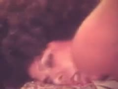 A lusty black woman enjoyed having her love tunnel probed deeply.